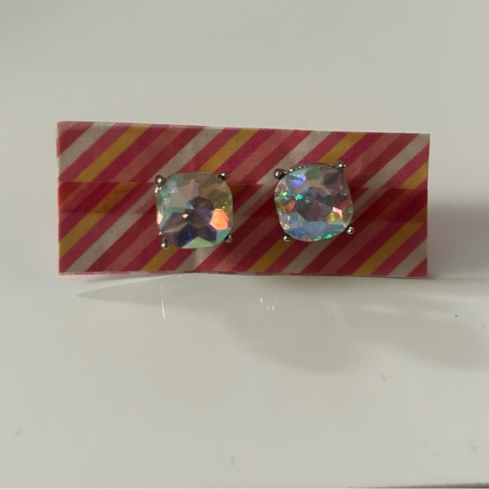 Iridescent Stud Earrings